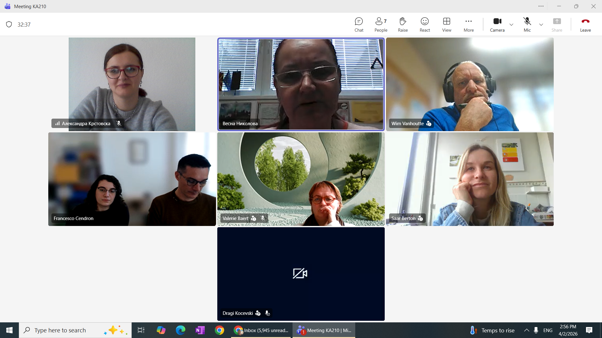 Online meeting 2 April 2026 — screenshot 1