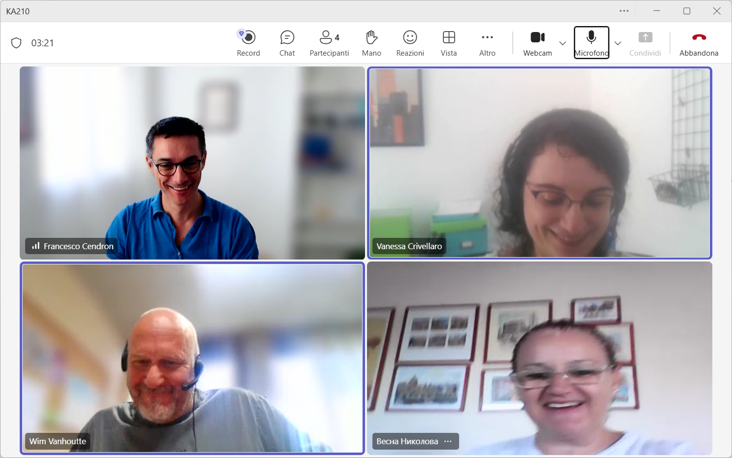 Online project meeting 10 July 2026 — screenshot 1