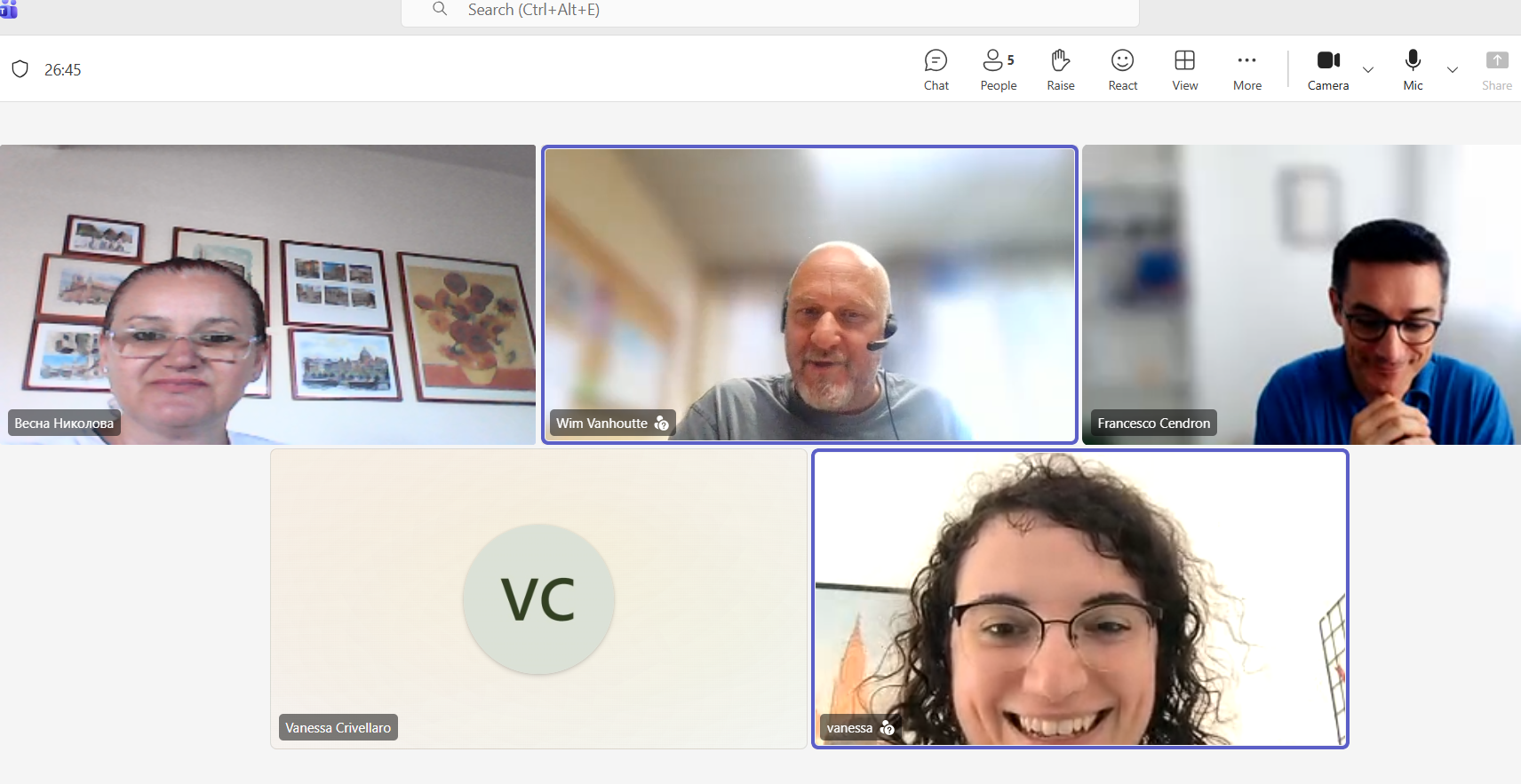 Online project meeting 10 July 2026 — screenshot 7