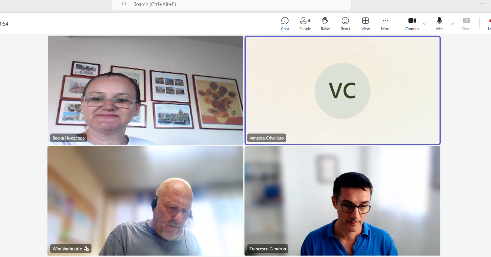 Online project meeting 10 July 2026 — screenshot 6