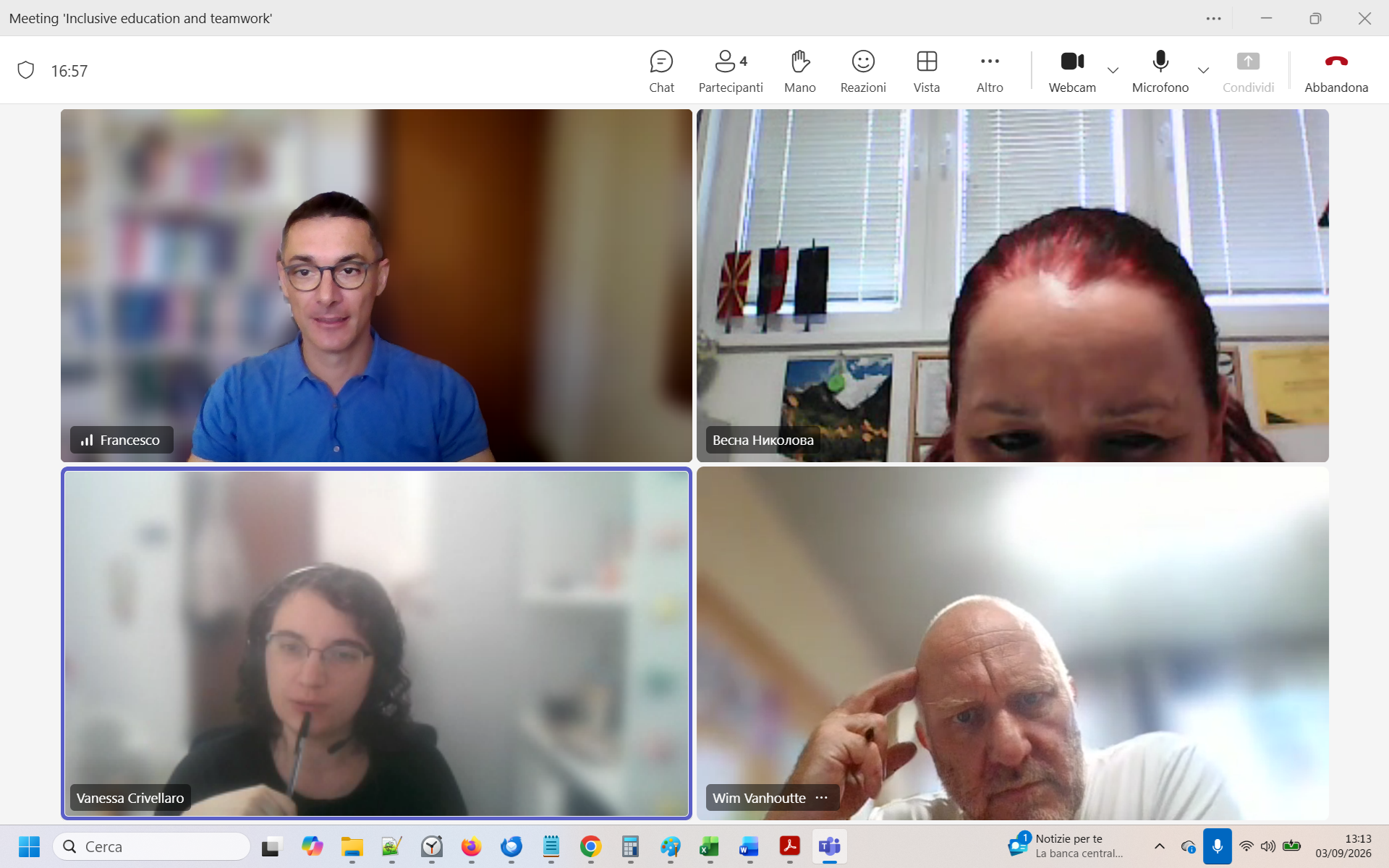 Online project meeting 3 September 2026 — screenshot 2
