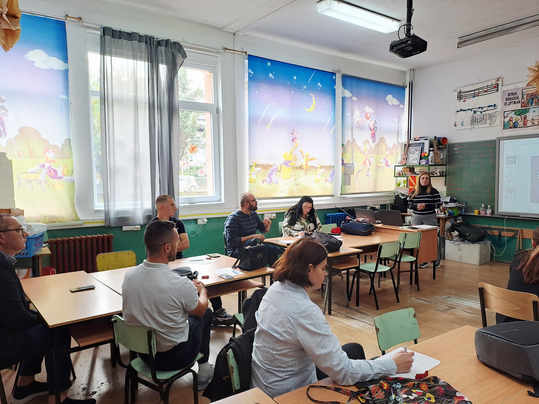 Meeting with teachers