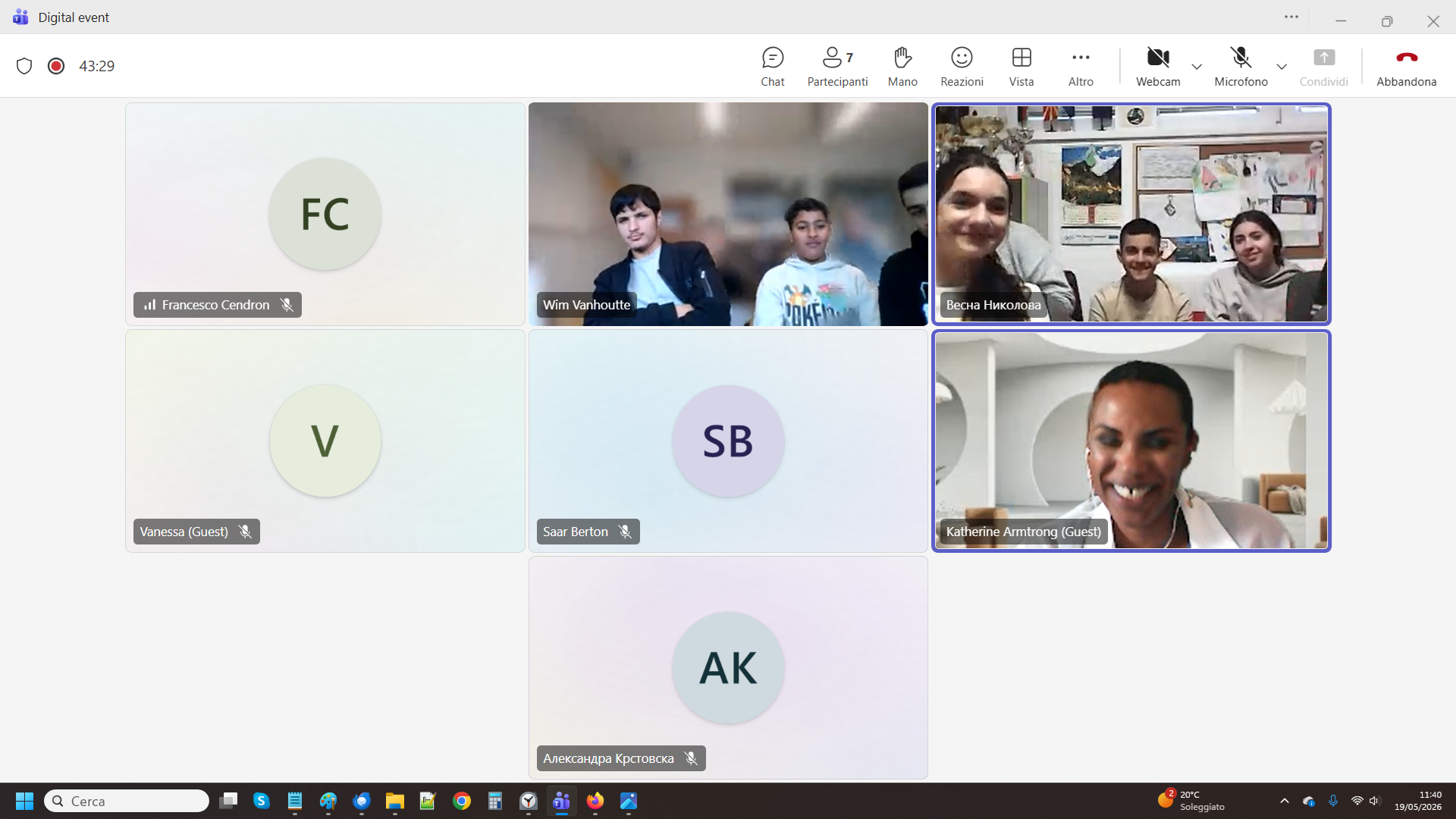 Digital event 22 May 2026 — student presentation