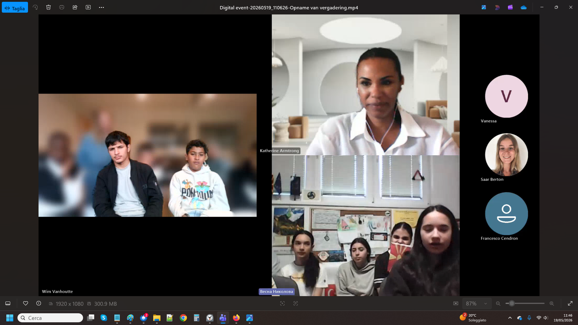 Digital event 22 May 2026 — student presentation
