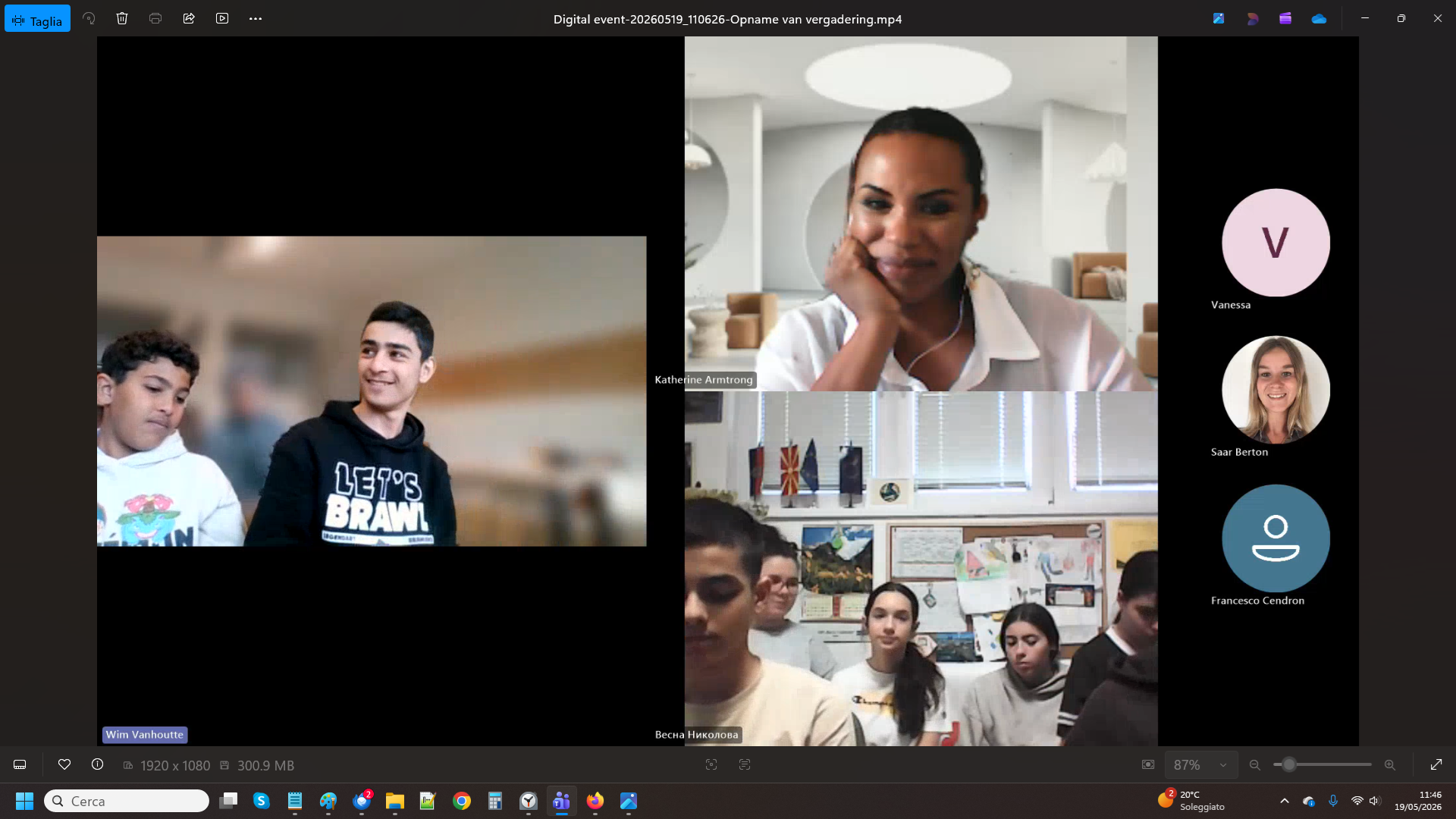 Digital event 22 May 2026 — student presentation