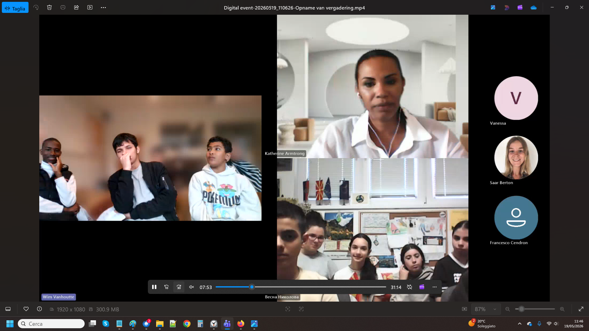Digital event 22 May 2026 — student presentation