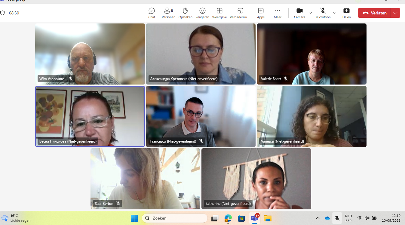 Focus group with teachers