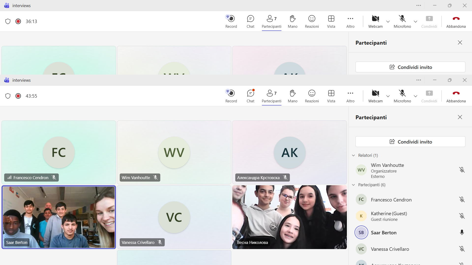 Student interviews 23 April 2026 — screenshot 8