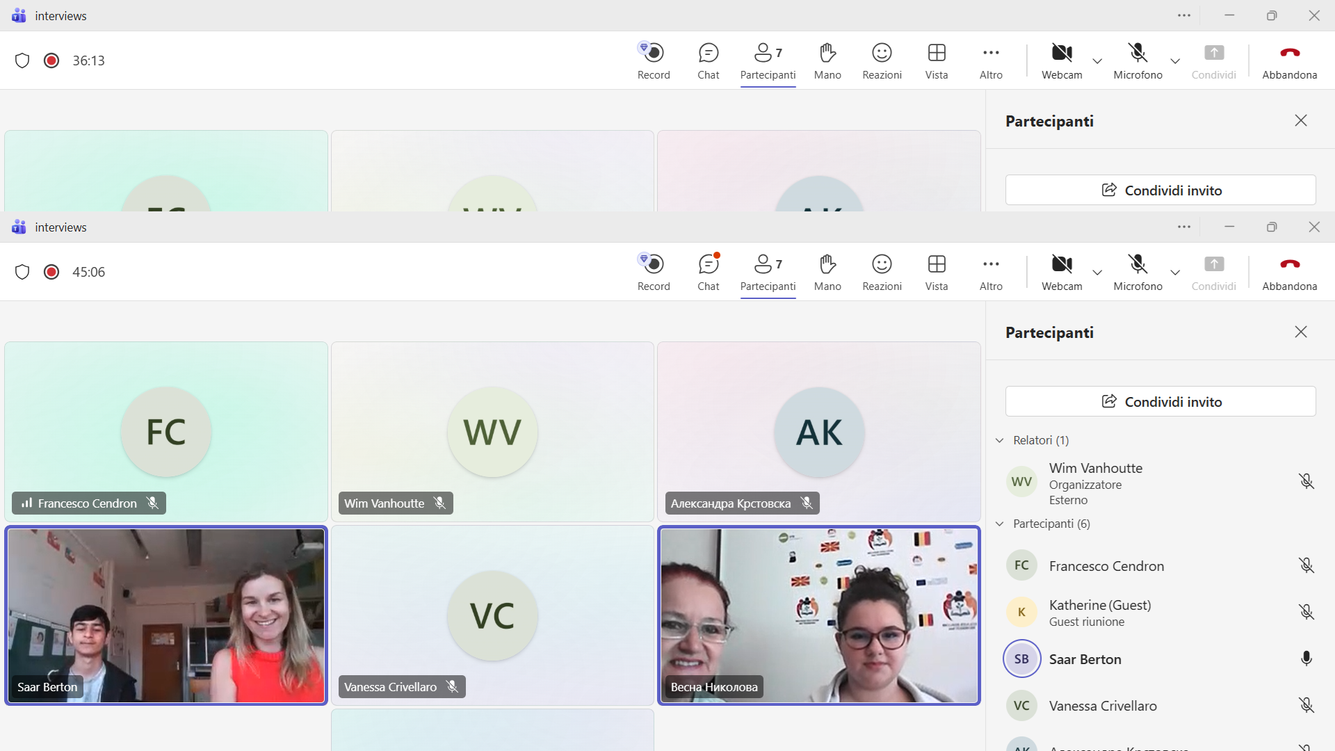 Student interviews 23 April 2026 — screenshot 9