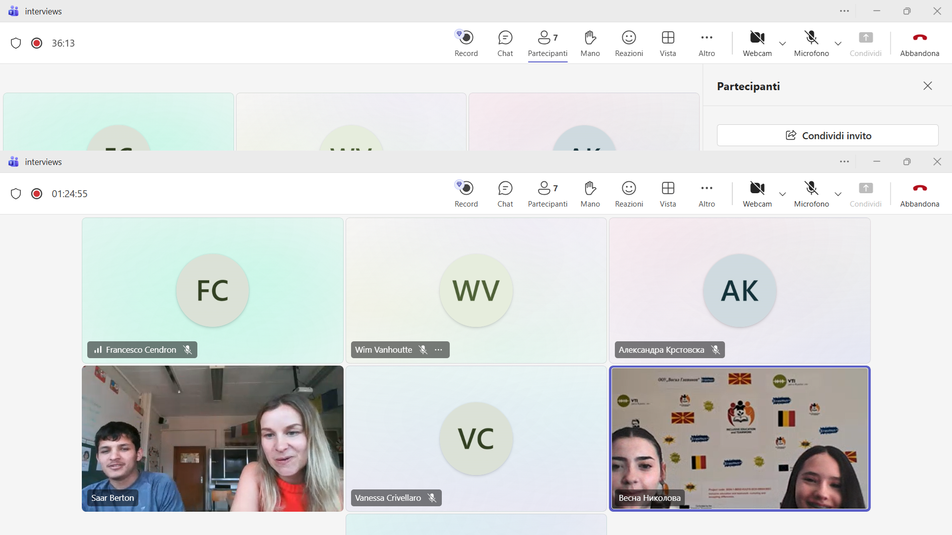 Student interviews 23 April 2026 — screenshot 11