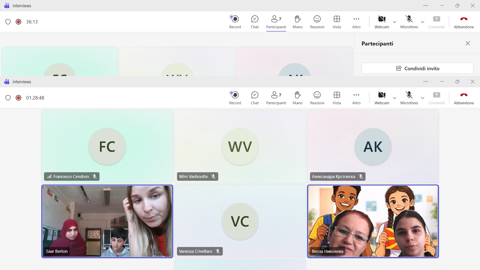 Student interviews 23 April 2026 — screenshot 13