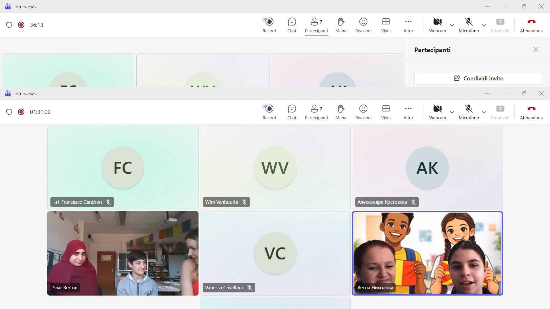 Student interviews 23 April 2026 — screenshot 14